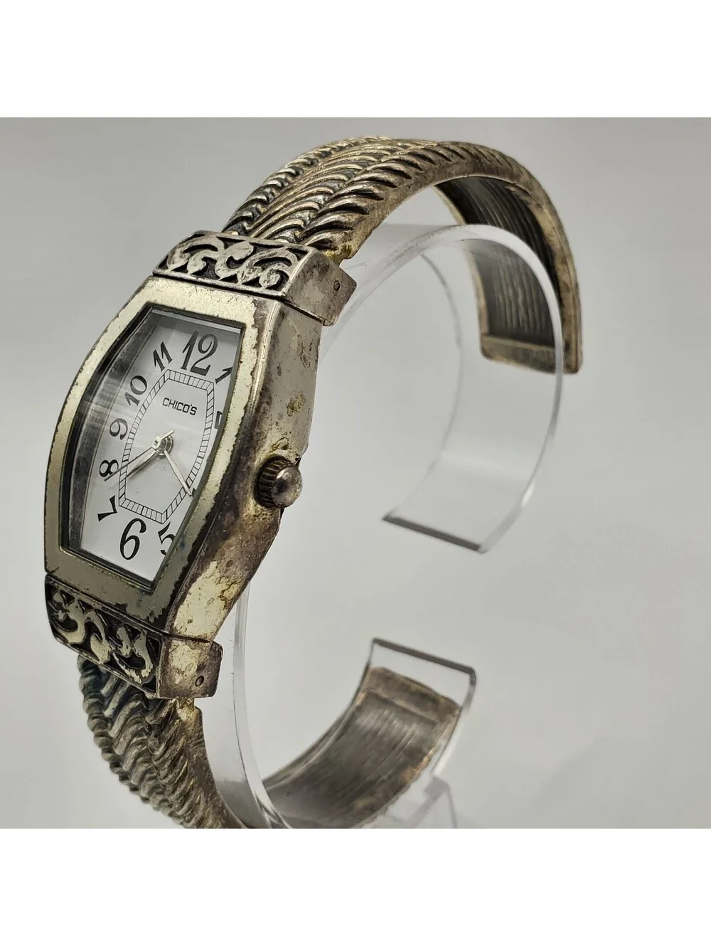Chicos Quartz Womens Watch 25mm Rectangle New Battery